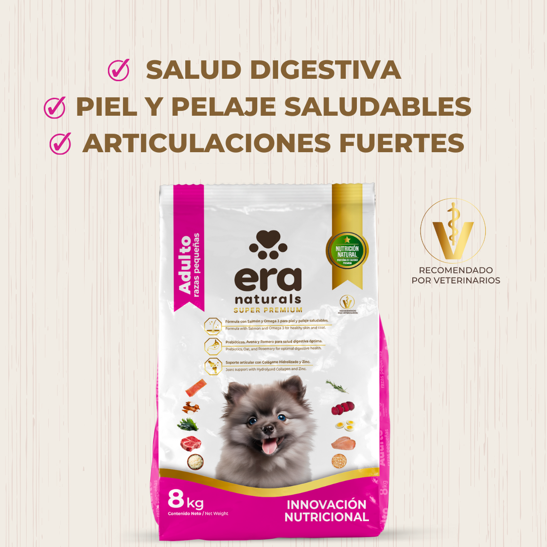 Era Naturals Adulto Raza Pequeña Alimento Super Premium Era Naturals Adulto Raza Pequeña Alimento Super Premium